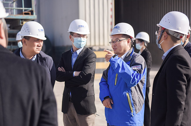 考察衛(wèi)輝市融創(chuàng)實(shí)業(yè)有限公司