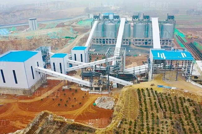 永發(fā)石料有限公司時產(chǎn)1000噸砂石骨料生產(chǎn)線圖片