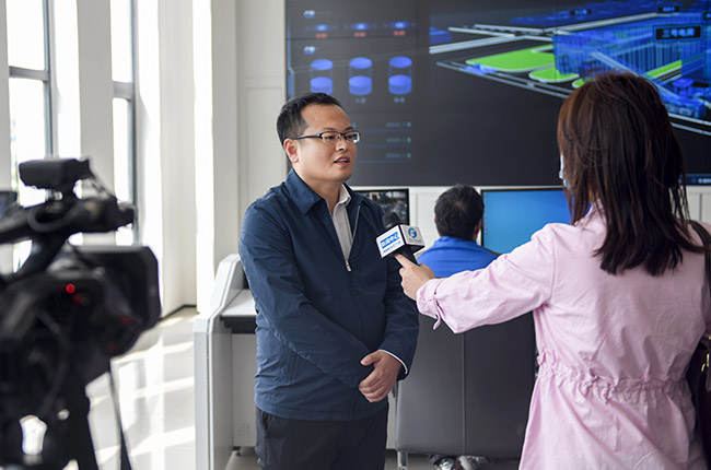 張治民董事長(zhǎng)接受河南電視臺(tái)采訪