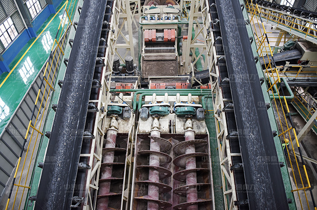 螺旋洗砂機使用現(xiàn)場