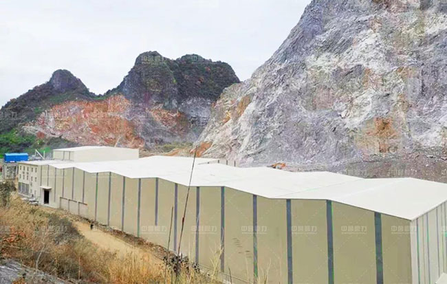 中譽(yù)鼎力承建桂林市金山化工年產(chǎn)500萬噸石灰石砂石骨料生產(chǎn)線成功試運(yùn)行