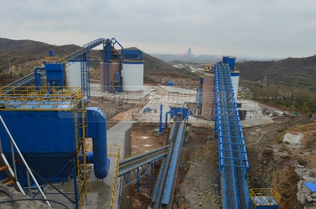 貴州六盤(pán)水砂石生產(chǎn)線