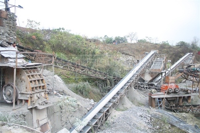 碎石生產(chǎn)線圖片