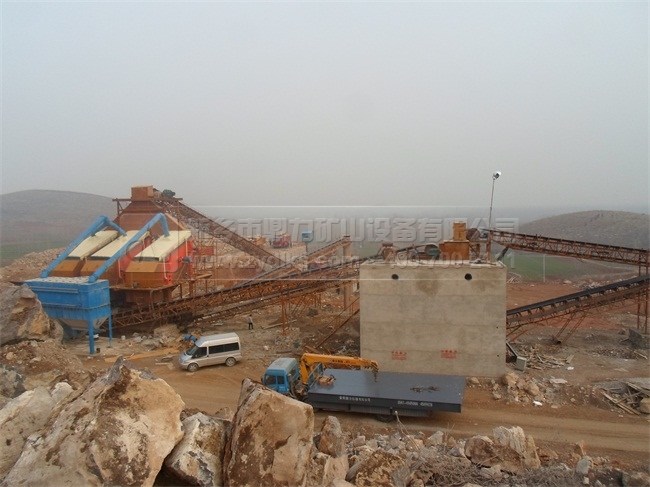 安徽淮北時產(chǎn)1300-1500噸石料生產(chǎn)線