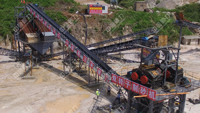錘式制砂機(jī)使用現(xiàn)場-制砂生產(chǎn)線 錘式制砂機(jī)使用現(xiàn)場-制砂生產(chǎn)線