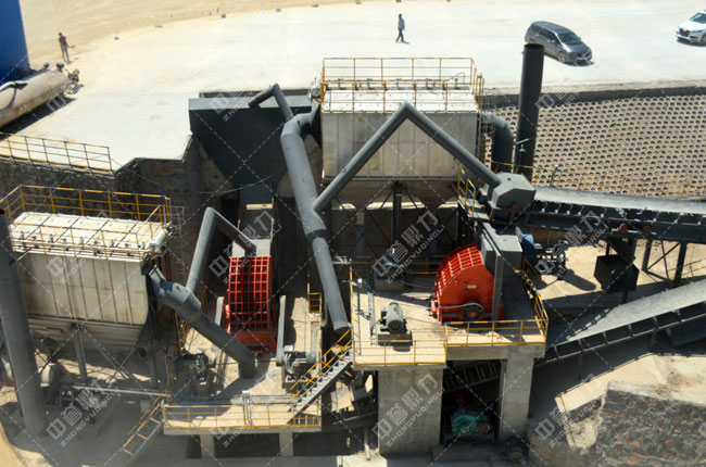 河北邢臺臨城中聯(lián)水泥石料生產(chǎn)線