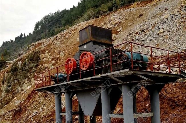 安裝完畢的制砂機