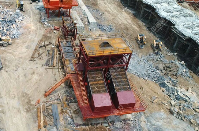 河北涉縣中普建材時產(chǎn)800噸石料生產(chǎn)線