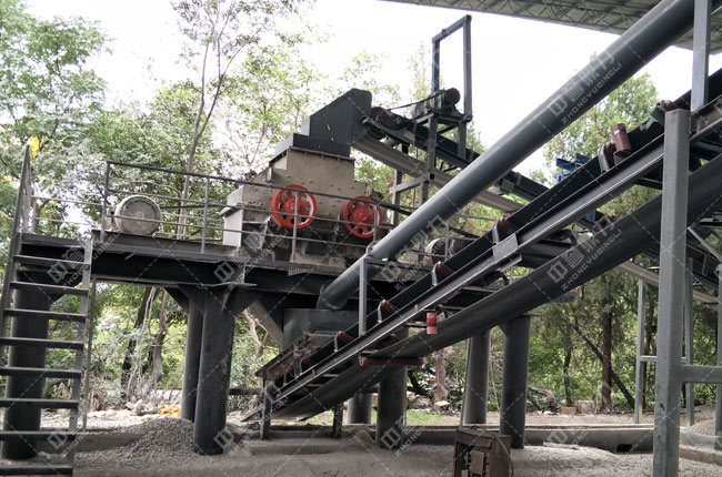 湖南常德日產(chǎn)一千噸機(jī)制砂生產(chǎn)線