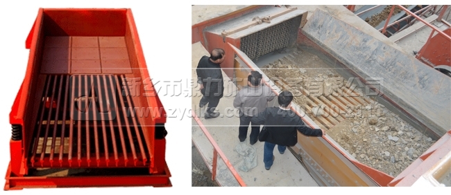 漏土型喂料機(jī)使用現(xiàn)場(chǎng)