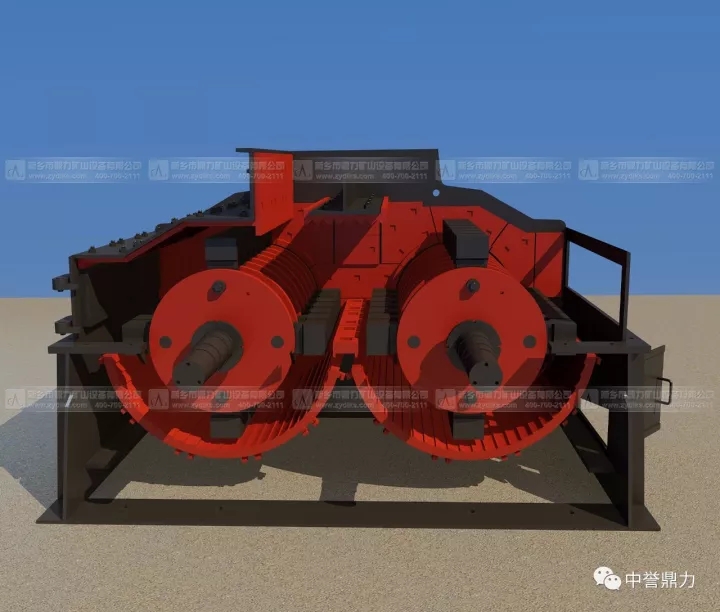 碎沙機(jī)三維圖