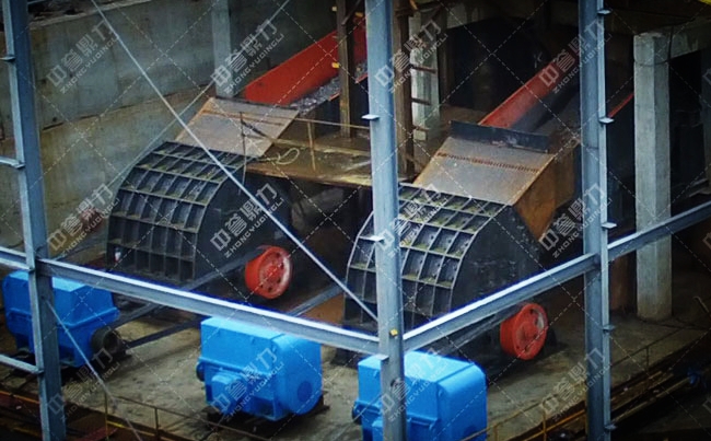 石場生產(chǎn)線粗碎機