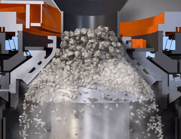 圓錐碎石機(jī)工作原理