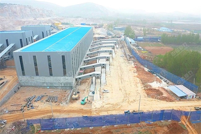 石子生產(chǎn)線現(xiàn)場