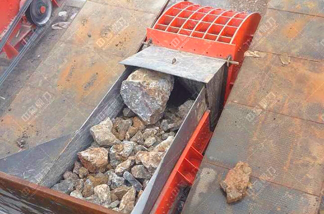 將被做成沙子的石頭