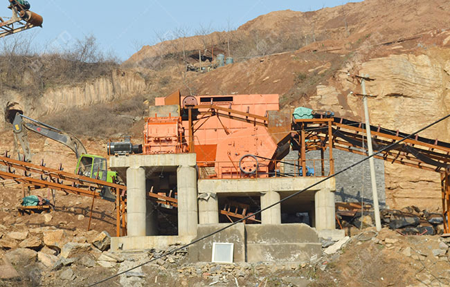 反擊式碎石機(jī)在砂石生產(chǎn)線上