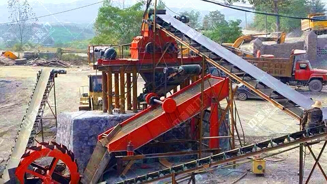 小型石灰石制砂生產(chǎn)線